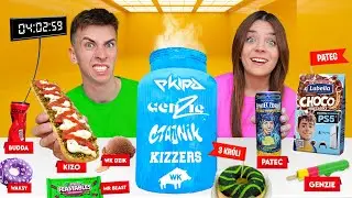 KTO SZYBCIEJ ZJE SŁOIK XXL SŁODYCZY YouTuberów WYGRYWA!