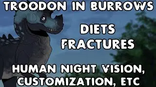 The Isle News Updates: Diets, Fractures, Troodon and Burrows, Humans, and More