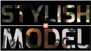 Adding Photo In Text In KineMaster | How to Add Photo in Text Shape Effect Using Kinemaster