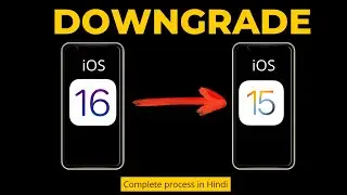 how to downgrade ios 16 to 15 (Without Losing Data) I Complete Process in Hindi
