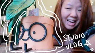 STUDIO VLOG | The cutest cake in the world