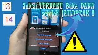 Cara Terbaru Atasi Aplikasi DANA tidak bisa dibuka setelah Jailbreak iOS 13 - 14.4!