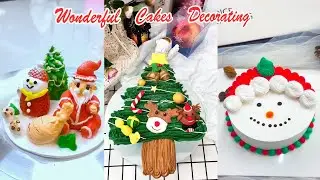 8 Great Cake Decorating Ideas For Xmas * Wonderful Christmas Cake Decor at Home Tutorials