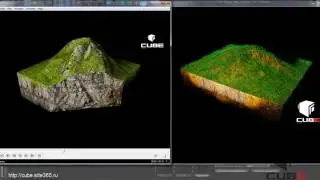 Уроки Cinema 4D: Земля, срез почвы, рельеф грунта