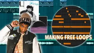 HOW TO MAKE LOOPS FOR AUTUMN!/TEVOMXNTANA/INTERNET MONEY | Fl Studio Melody Tutorial (Free Loops)
