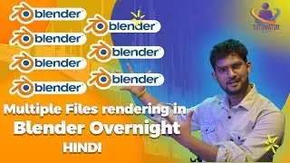 Efficiency Unleashed: Batch Rendering Multiple Files Simultaneously in Blender || praveer das ||