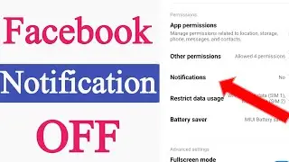 Facebook Notification Off Kaise Kare - Facebook Notification Off Karne Ka Tarika