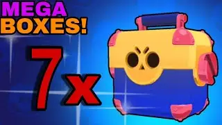 7x MEGA BOXES! opening *NEW BRAWLER* - Brawl stars