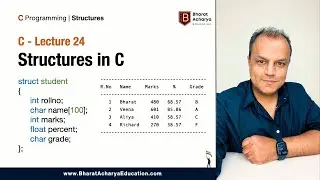 C Programming  | Structures | Bharat Acharya Education
