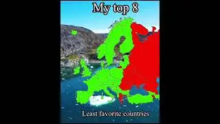 My 8 least favorite countries in Europe