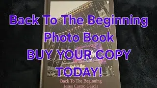 Back To The Beginning Concert Photo Book!