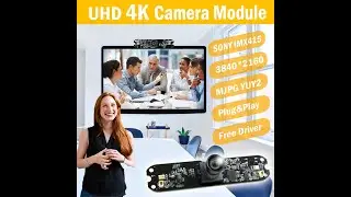 4K WebCam Module with SONY IMX415 Sensor, 2*Mic & Type C  | Midas Touch