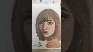 Watercolor portrait 🎨🖌️#watercolorpainting #paint #sketch #art #artist #reels #irainly #i_rainly