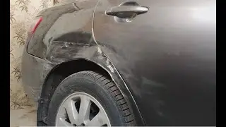 Тойота Камри. Ремонт кузова. Ремонт заднего крыла