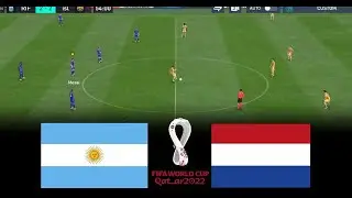 Argentina vs Netherlands Quarter Final World Cup 2022 - Fifa Mobile Gameplay