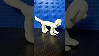 Собака из глины. Поделка собачка из глины. 🐶😃👍 
