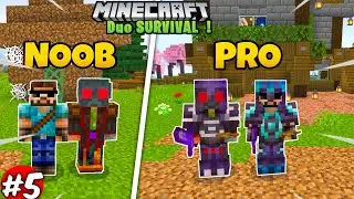 How We Become A God in Minecraft Duo Survival 🔥
