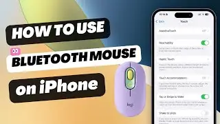 How to use Bluetooth Mouse on iPhone (also display the cursor as pointer) 