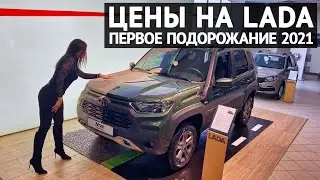 LADA цены первое подорожание 2021
