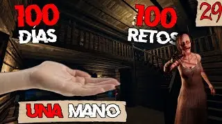 RETO CASI IMPOSIBLE 🥴 Phasmophobia CON UNA MANO | 100 RETOS en Phasmophobia | Día 29