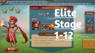 Lords mobile Elite stage 1-12 F2P| A Lords Undertaking stage 1-12