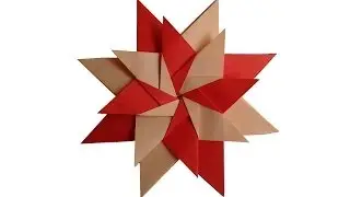 How to make a paper star origami Star  Mandala Carla   оригами звезда