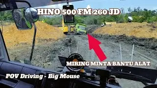 POV Driving - HINO 500 FM 260 JD - Miring bermuatan OB!!! - Big Mouse