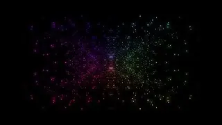 Colorful Bokeh Particles Background Animated Video Loop || Abstract Particle Screensaver & Wallpaper