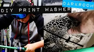 My son and I built a darkroom print washer!