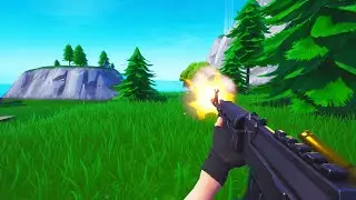 All Fortnite Guns in First Person (P90, SCAR, Heavy Sniper Rifle, Suppressed Sniper Rifle)