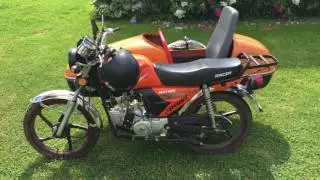 Китайский мотоцикл с коляской