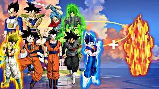 DragonBall characters in super saiyan god red🔴 (mode)