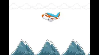 Plane animation by using html and css