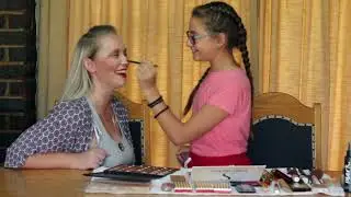 Make-up Challenge: 10 Year Old Does My Make-up