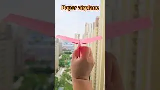 #shorts Throw a paper airplane that flies high and high