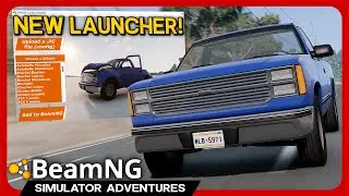 This Mod REPLACES BeamNG's OLD Game Launcher! (It's way better!)
