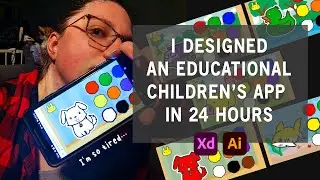 DESIGN AN APP WITH ME - EDUCATIONAL APP TO TEACH CHILDREN COLORS (UX/UI DESIGN 24 HOURS)