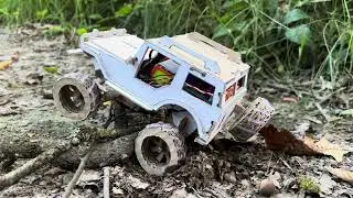 3D Puzzle Jeep Wrangler: From Cardboard to Toy Jeep