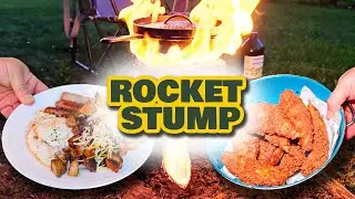 Tastiest Stump Removal Method: Rocket Stump