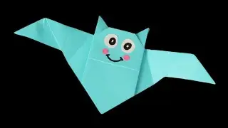 How to Make a Paper Bat: Easy Origami Tutorial #origami #bat #crafts