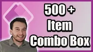 How to Use a ComboBox With Over 500 Items in Power Apps | 2024 Tutorial