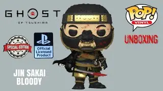 Ghost of Tsushima Jin Sakai Bloody Funko Pop! Vinyl Figure Special Exclusive Gamer Gaming Game