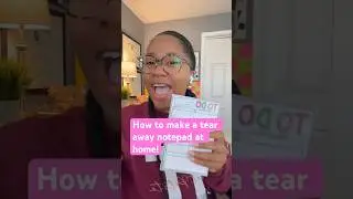 How to make a tear away notepad at home! Let’s make a teacher to do list. #teachertodolist