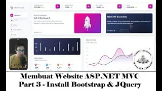 Part 3 - Install Bootstrap & JQuery (Dashboard) | Tutorial Website .NET (C#)
