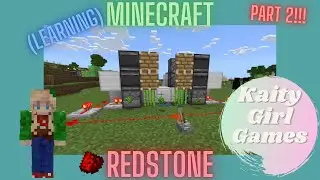 Learning How to do Basic Redstone with Jake The Gamer Part 2!!!