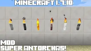 Minecraft 1.7.10 MOD SUPER TORCHES! Sodacan Torches Mod Spanish!
