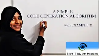 COMPILER DESIGN LECTURE-38,   A simple Code Generation Algorithm