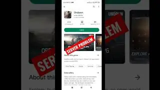 Undawn Mobile Server Problem Solution 