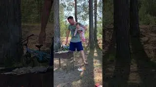 30 05 2020 Максим с Вероникой жарят шашлык