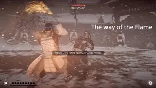 Ghost of Tsushima-The way of the Flame: If you happen to be stuck here, I hope this helps.